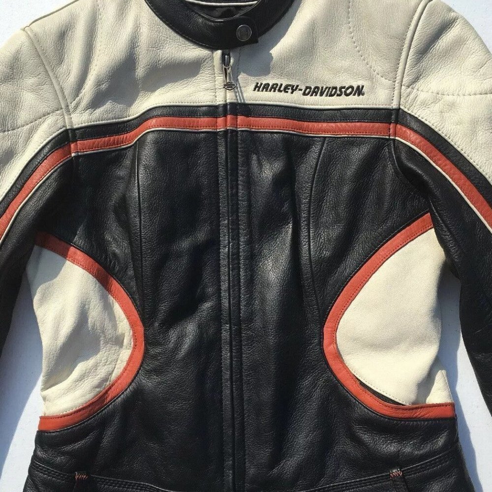Authentic Women’s Harley Davidson STYLUS Leather Jacket Small NWT​​​​​​​​​ - Picture 3 of 9